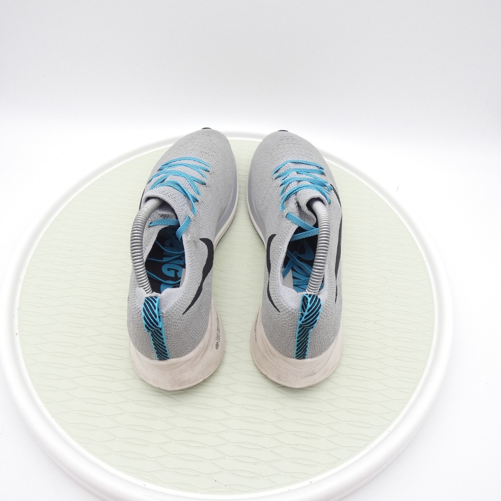 Nike Zoom Fly Flyknit Wolf Grey Blue Orbit Running Shoes AR4561-004 Mens 10.5 - Picture 5 of 9
